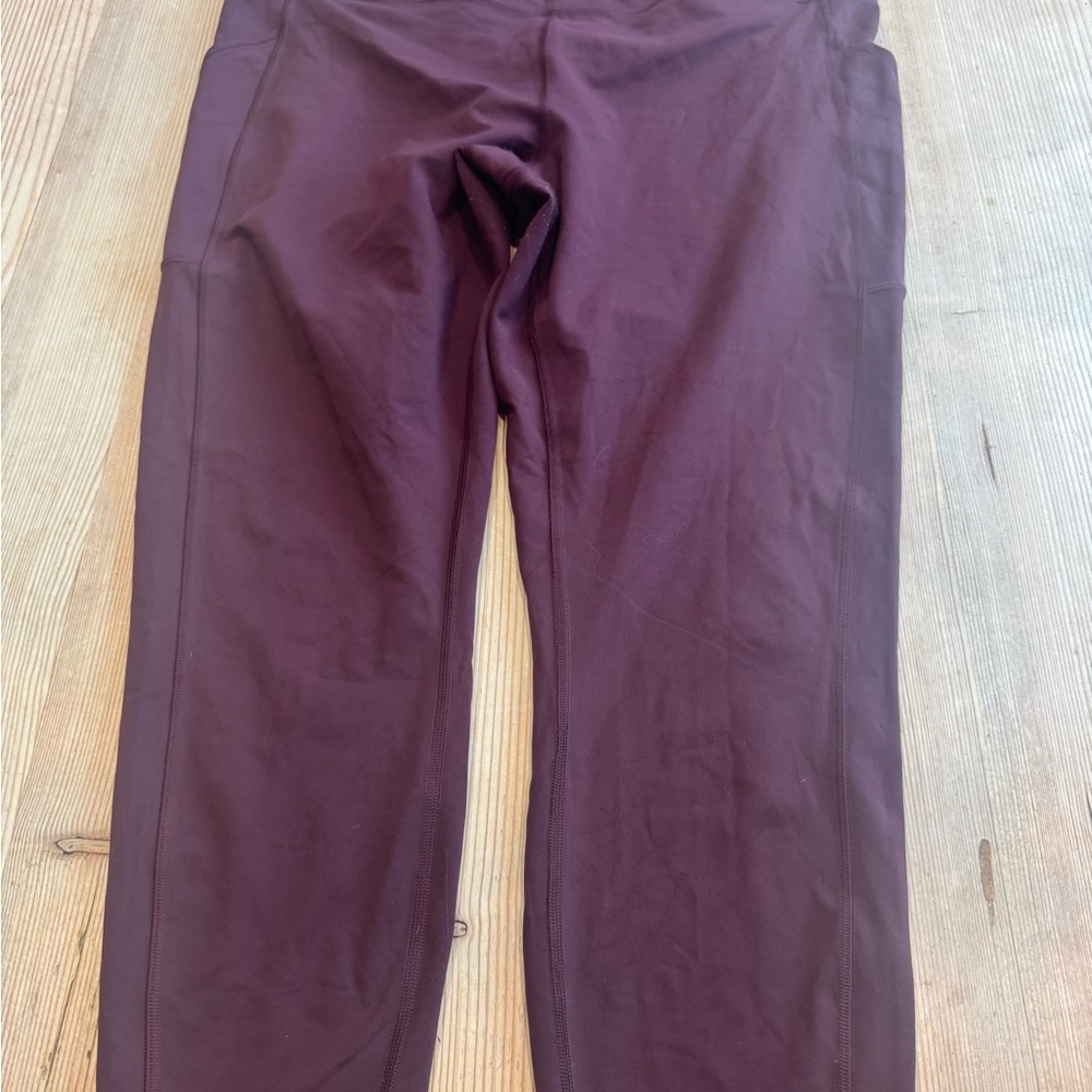 Lululemon Maroon Leggings